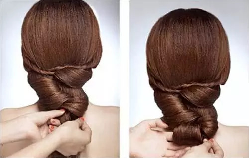 新娘简单盘发发型扎法步骤,简单好看的新娘盘发