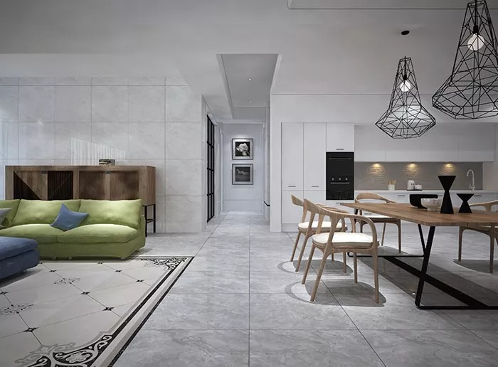 圆茶几拼花,客厅茶几瓷砖拼花效果图