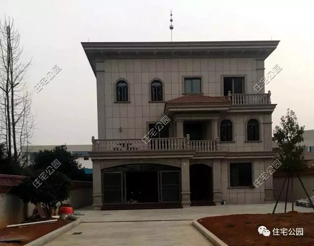 最新农村自建房效果图带地下室,农村一层自建房带地下室效果图