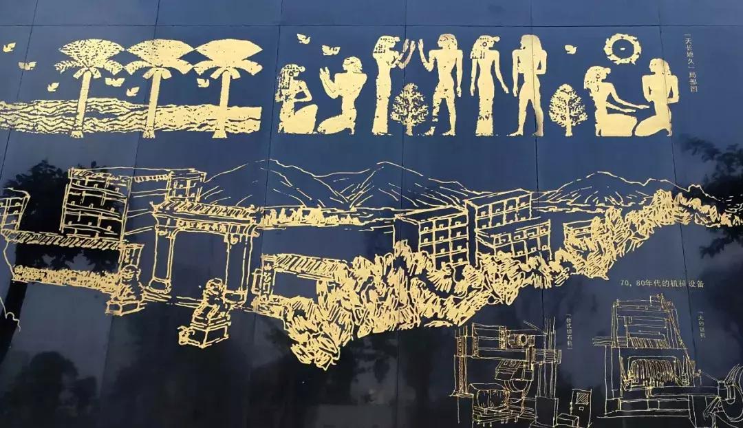 云浮石材400多年的历史,石材背景墙的历史