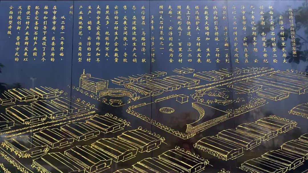 云浮石材400多年的历史,石材背景墙的历史