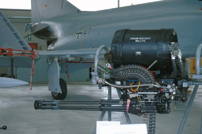 m61a1机炮视频,加特林m61火神式机关炮