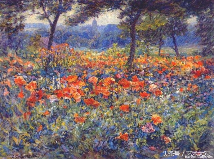 艺术大观油画,美国风景油画高清大图