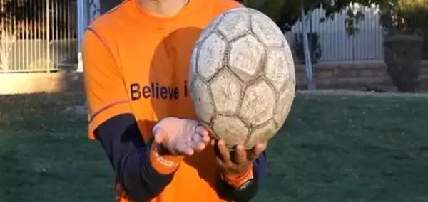 怎么像梅西一样高空停球,你想和梅西踢足球吗