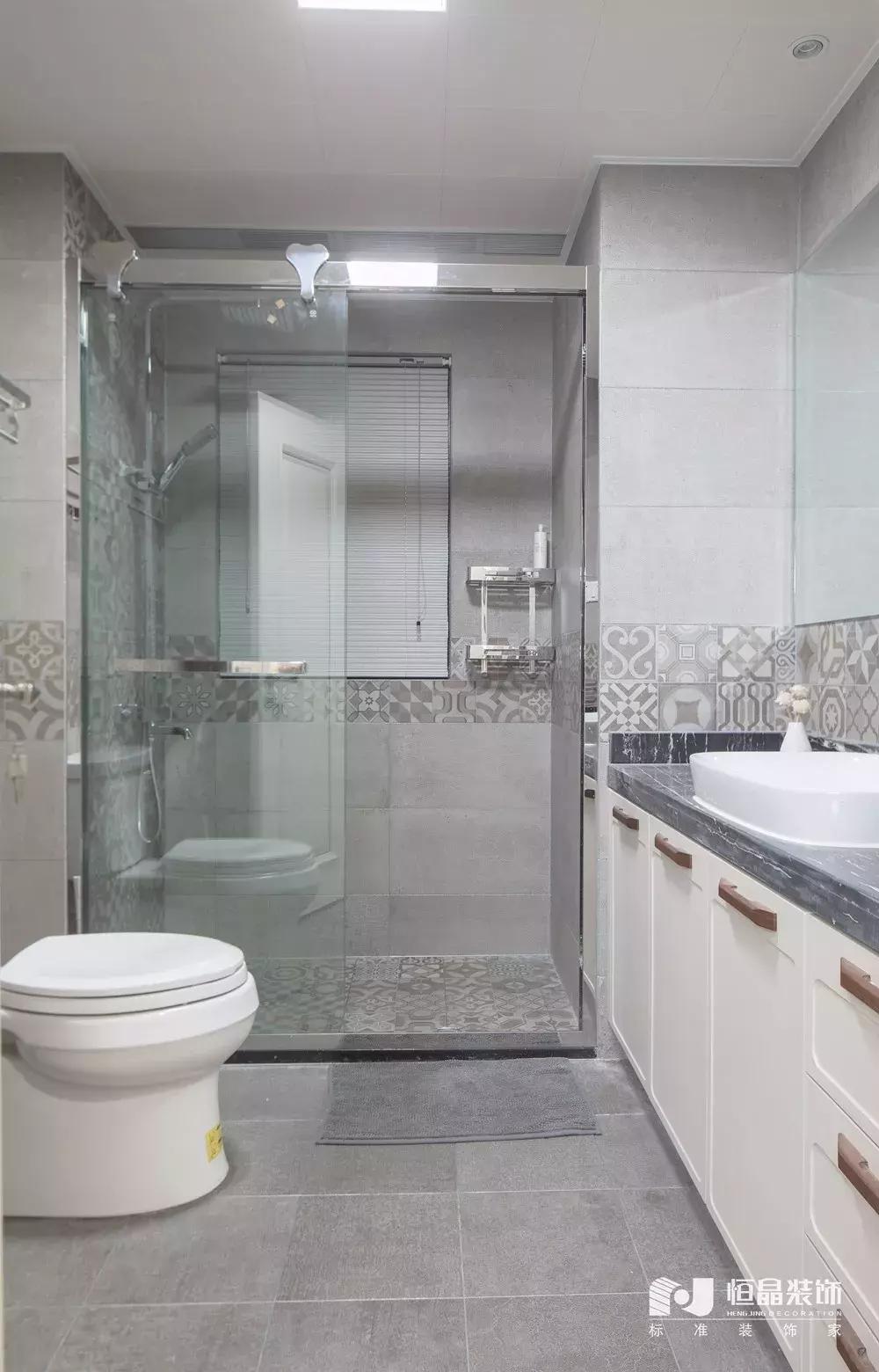 130现代美式,美式现代轻奢风小户型110