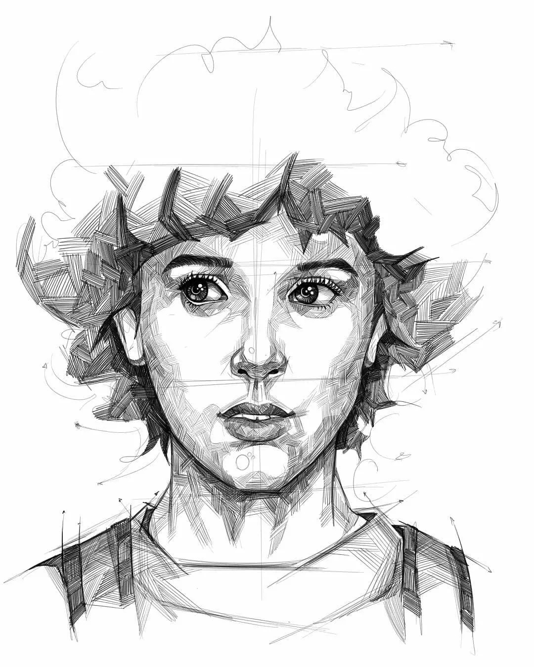 素描画常见问题,素描画小孩为什么不好画