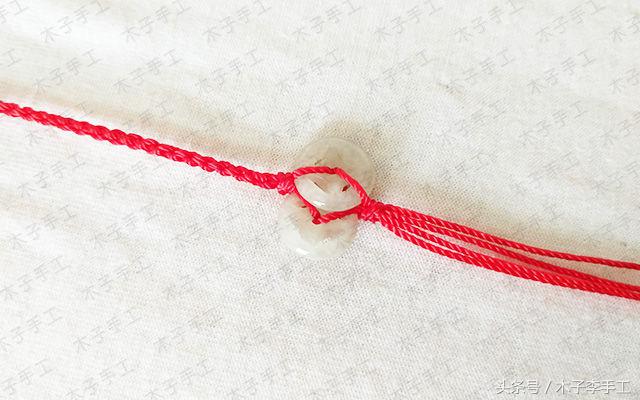 本命年编织红绳腰链,现在流行带红绳腰链本命年