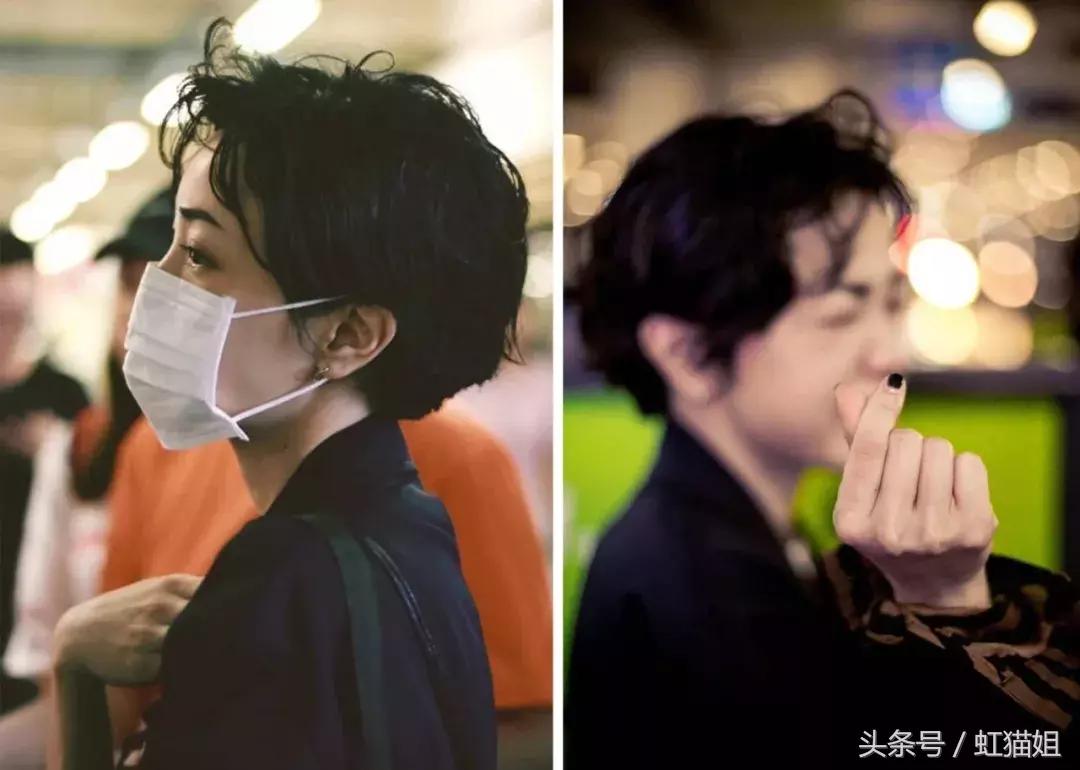 适合圆脸显年轻的齐刘海造型,剪个刘海换个人发朋友圈