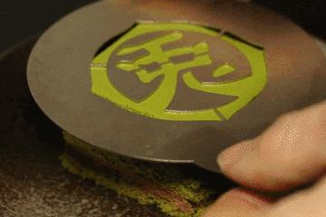 一家抹茶甜品店,日式抹茶味甜品店