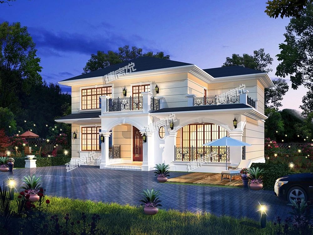 20万最新款二层别墅效果图,2020款二层别墅20万