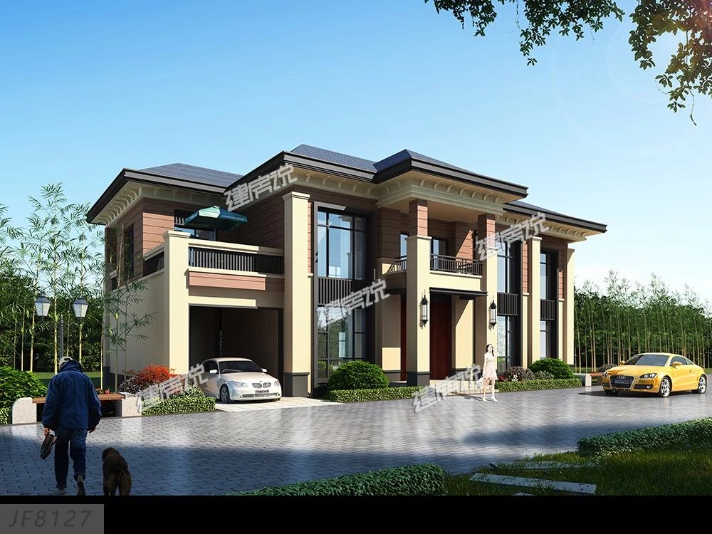 20万最新款二层别墅效果图,2020款二层别墅20万