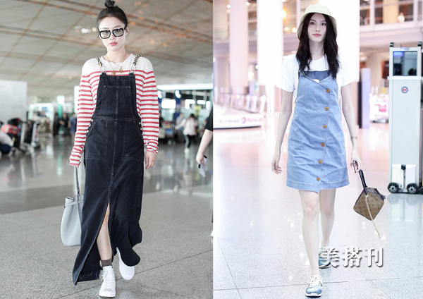 牛仔时尚减龄连衣裙冬季,牛仔连衣裙怎么穿更好看