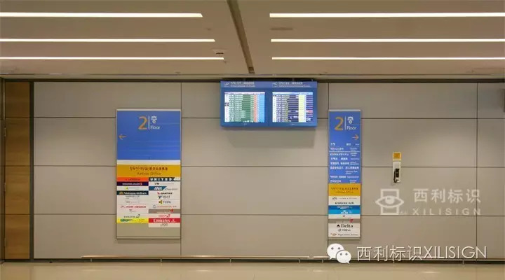 空港观察郑州,航站楼设计标识