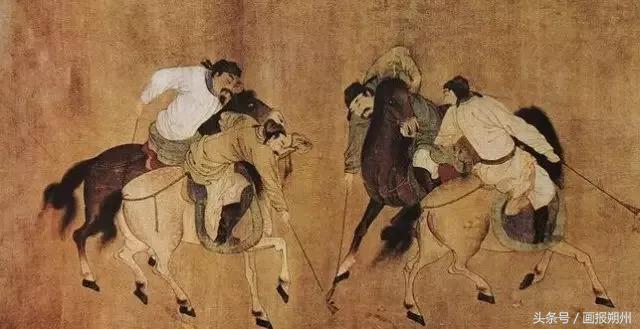 运动会名画,运动古画