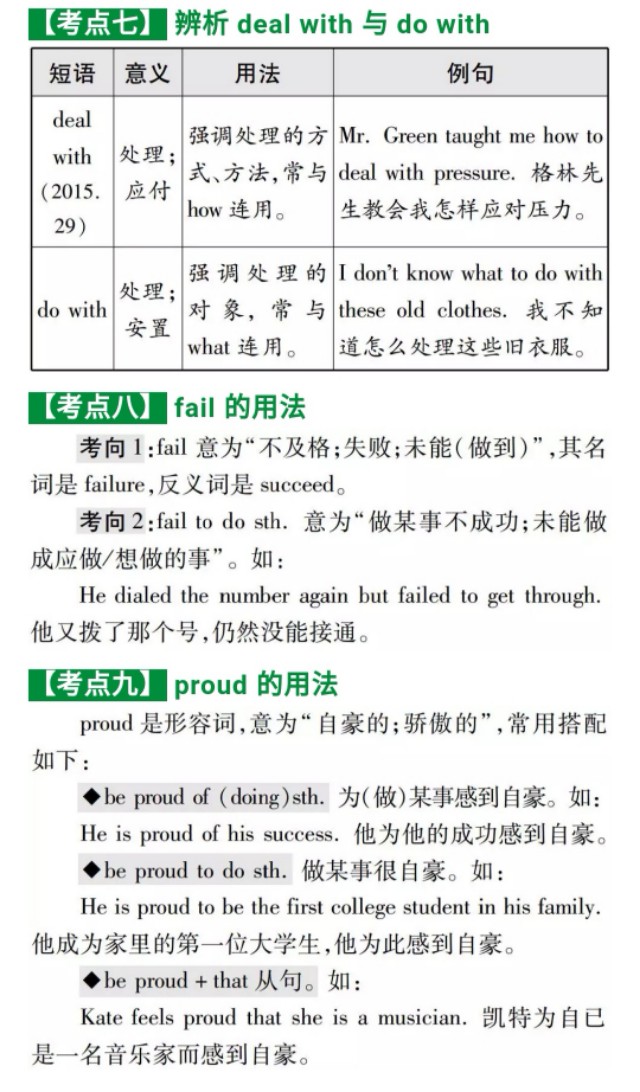 九年级英语不规则动词表朗读,九年级英语全册易考点易错点总结
