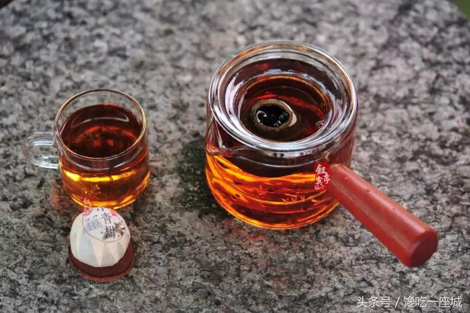 2018年“头采”小青柑，两种风味，用料豪放，一泡一颗，过瘾！