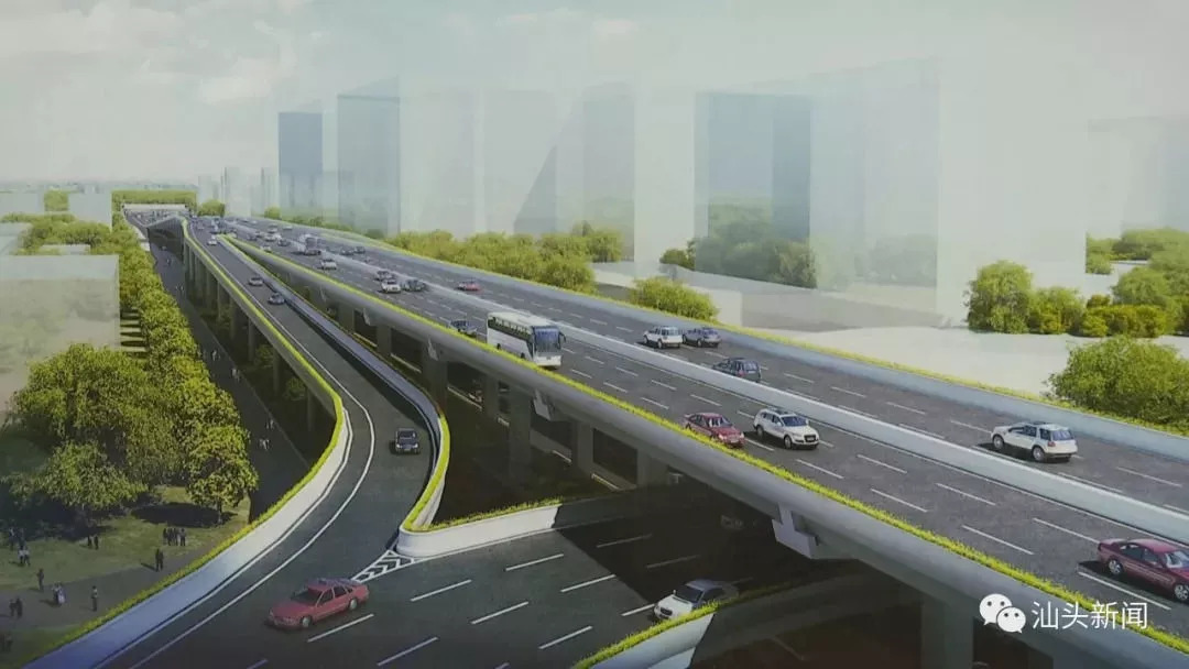 汕头快速路最新路况信息,汕头泰山路到潮汕路快速路