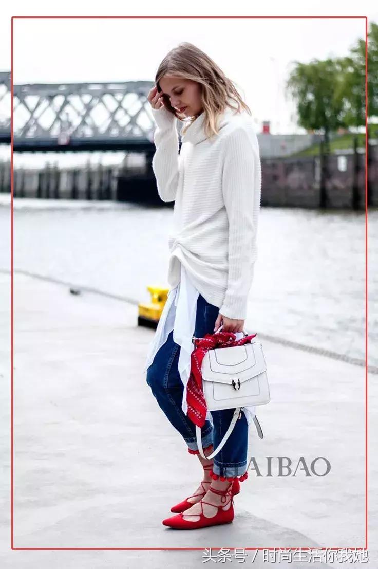 秋天“九分+平底”，才是最时髦的CP！