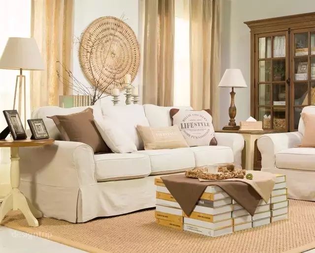 美式乡村风，用色彩为家居减负