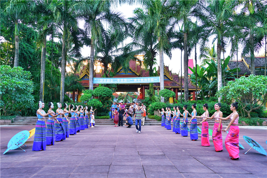 西双版纳曼听御花园景区,西双版纳美丽的曼听御花园