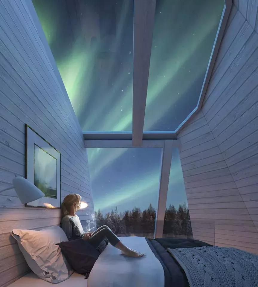 小木屋，玻璃顶，火山温泉，住这些酒店，get最cool极光姿势