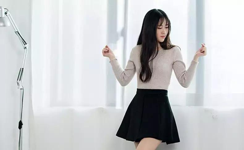 灰色毛呢短裙秋冬,秋冬高腰毛呢短裙