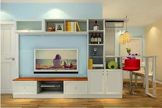 小户型客厅电视柜书柜一体,客厅电视柜酒水柜组合