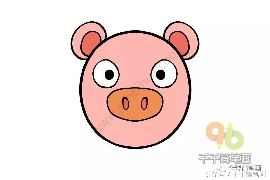 画画教学简笔画圆形的动物,圆形动物小乌龟简笔画