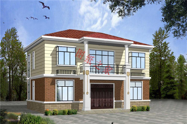 50套农村两层别墅效果图,十款经典农村二层半别墅效果图