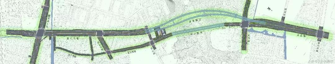 临平路南北通道匝道出入口,又一条隧道开通了吗