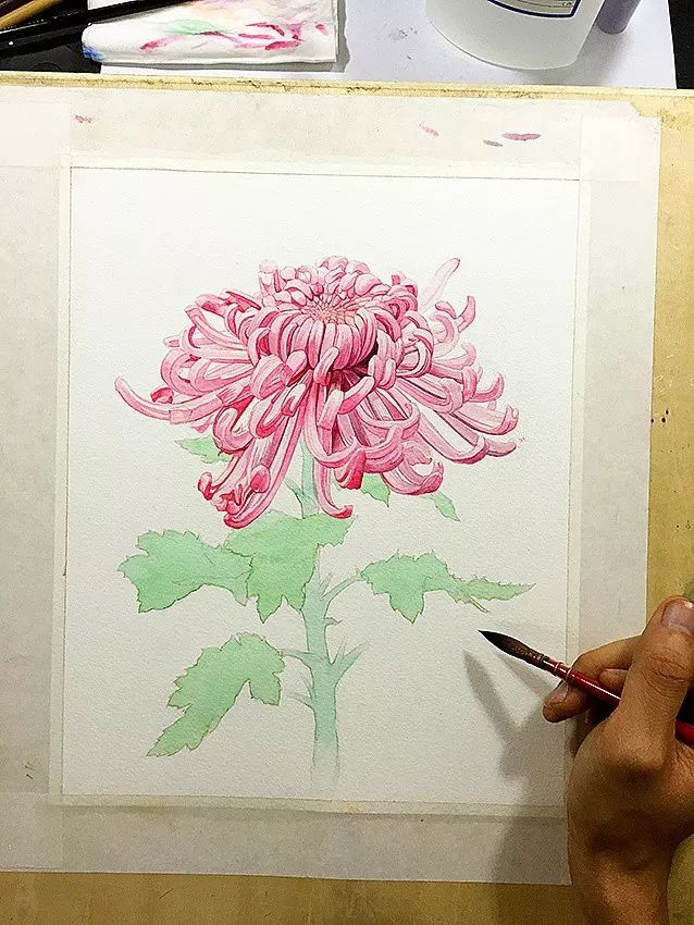 拥有800万超高人气，看看这位大神，是如何用水溶彩……