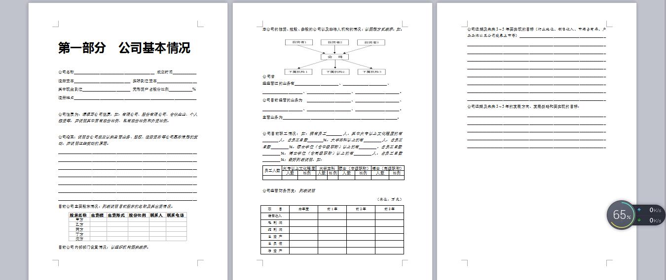 商业创业计划书模板代写,创业商业计划书大全