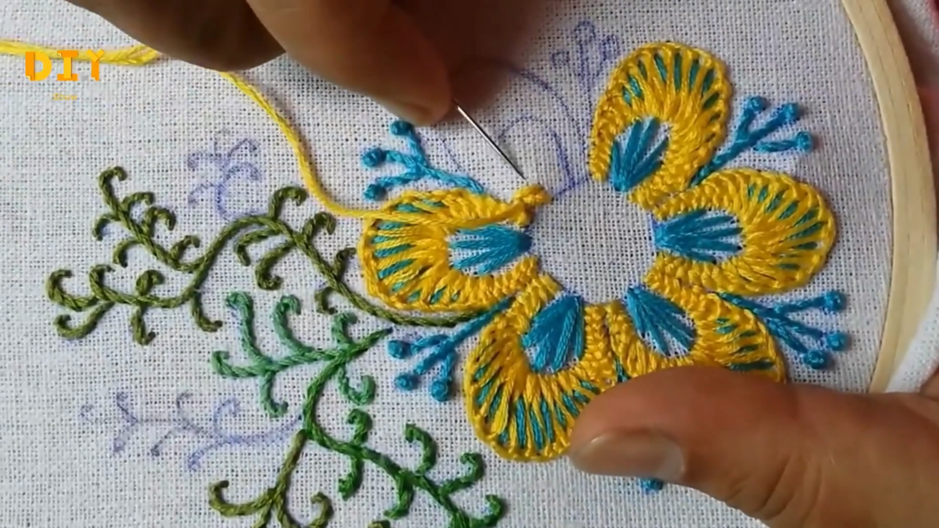手工刺绣怎么做教程,DIY刺绣手工教程