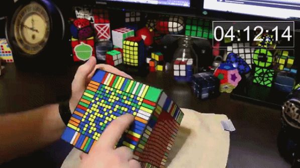 世界上最烧脑魔方,人工智能还原36阶魔方