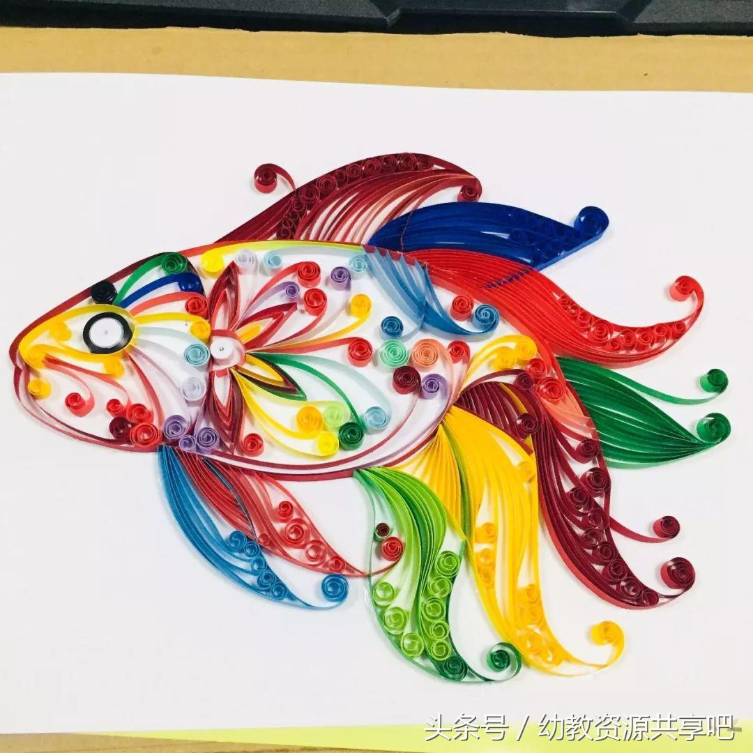 衍纸基础卷法教程衍纸版,基础衍纸作品及教程