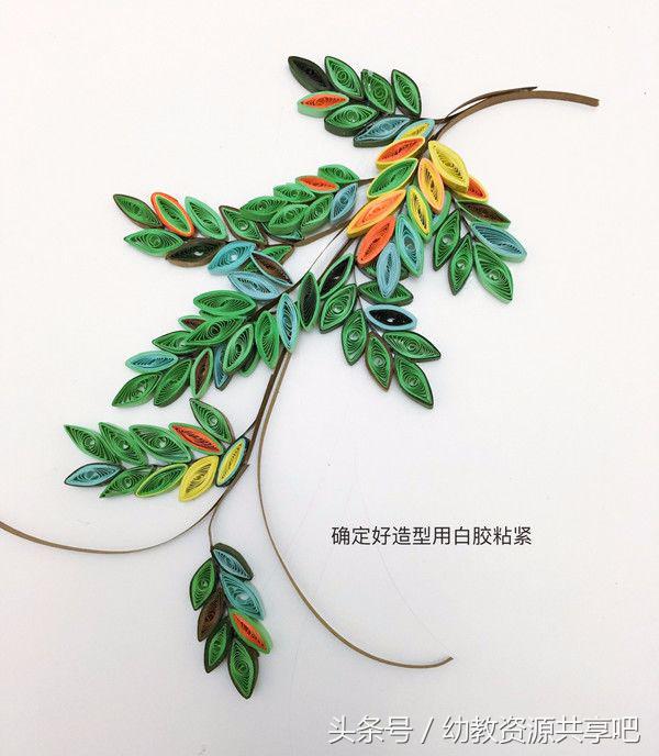 衍纸基础卷法教程衍纸版,基础衍纸作品及教程