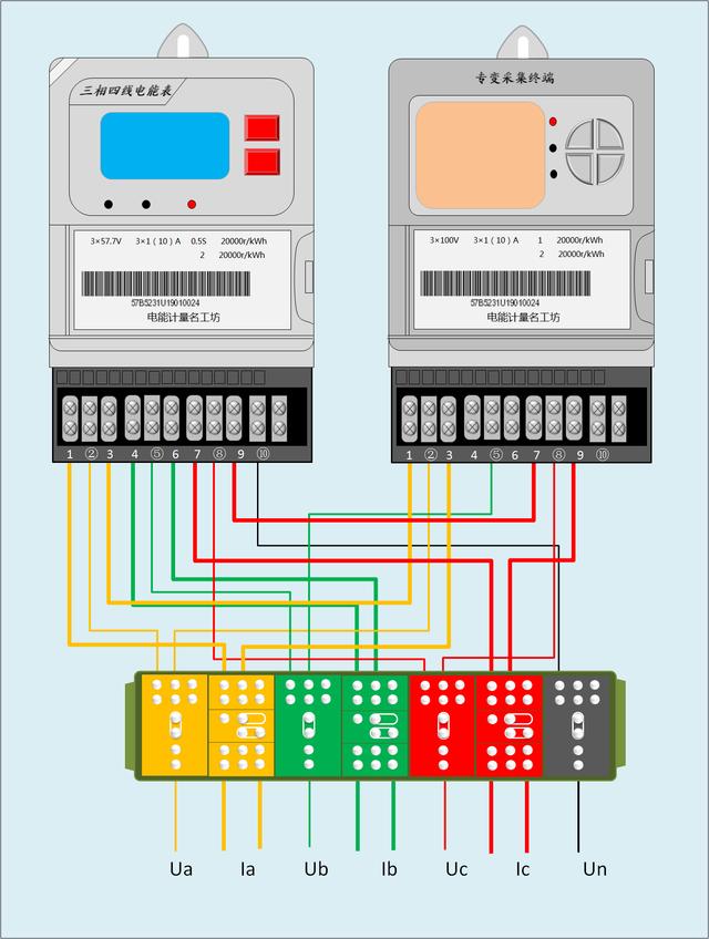 三相电能表加互感器实物接线视频,互感器与电能表标准接线方法