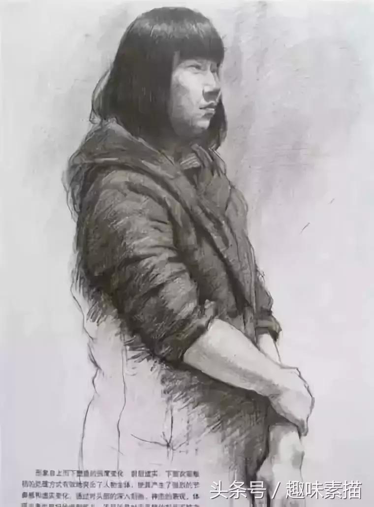 清华美院素描高分卷赏评,清华美院临摹千里江山图