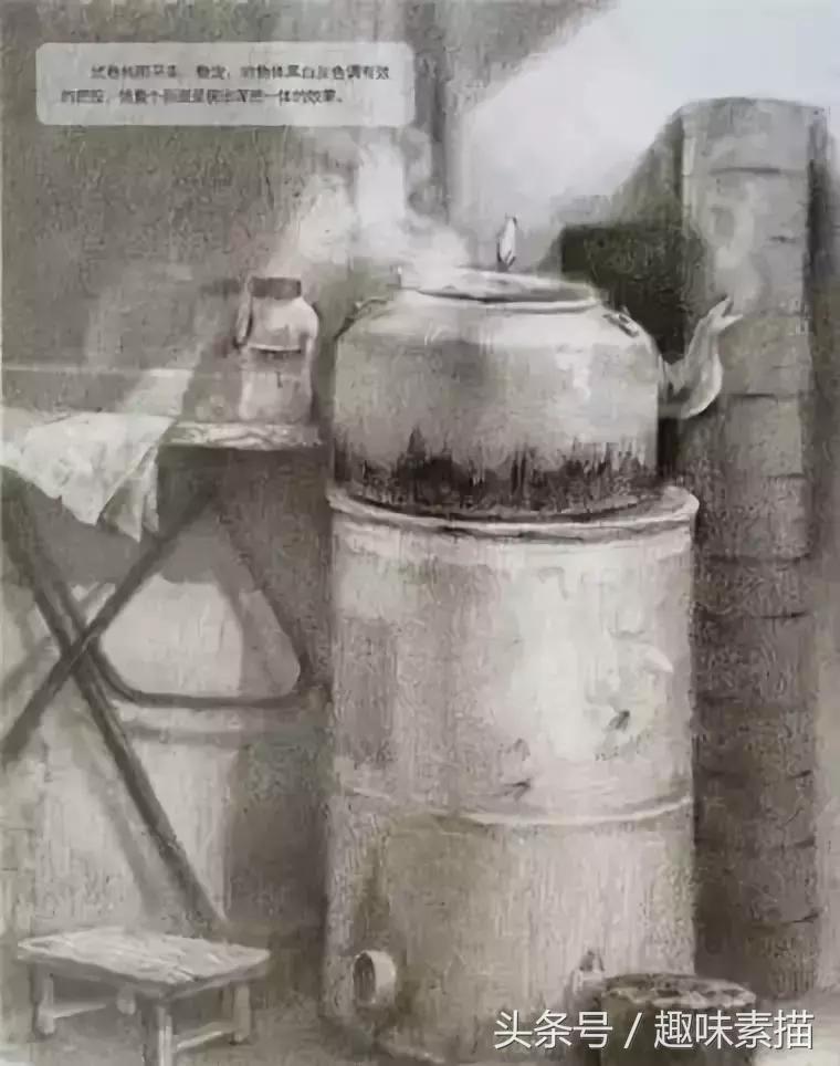 清华美院素描高分卷赏评,清华美院临摹千里江山图