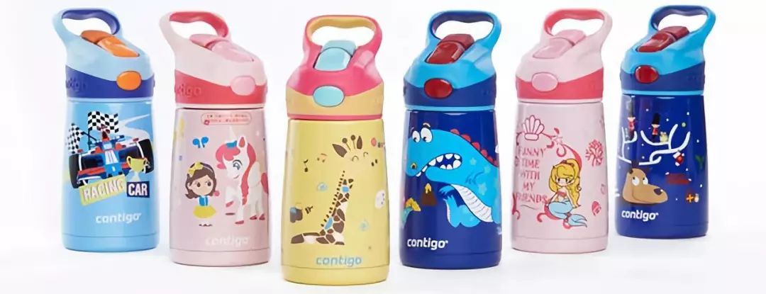 一条拼团｜contigo儿童不锈钢保温杯，美国进口摩洛哥油洗发水