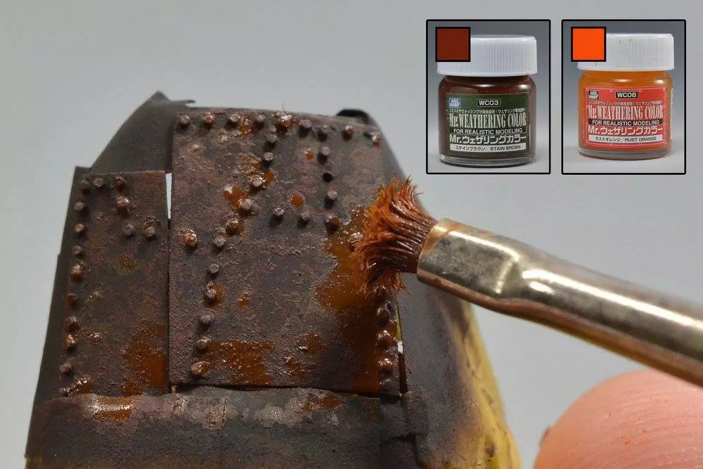 扎古模型拼装过程,高达模型旧化教程