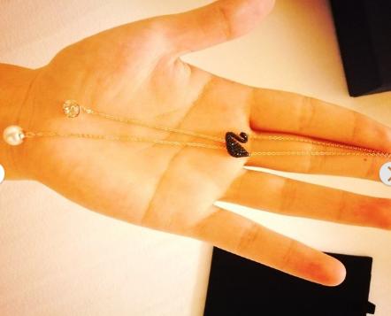 刚买回来的项链,刚买的项链漂亮吗