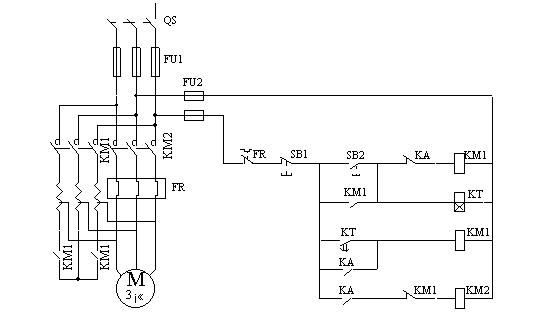 电机正反转控制线路图梯形图,步进电机接线方法和控制线路图