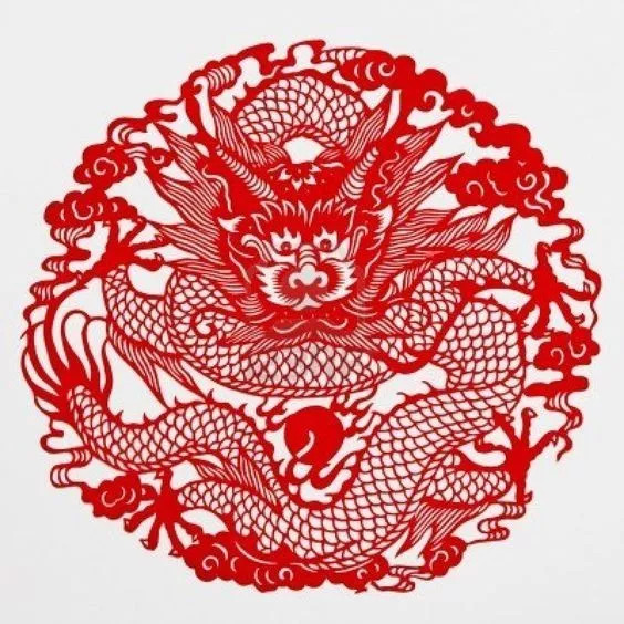 民间剪纸艺术冰墩墩,中国民间剪纸艺术基本步骤和流程