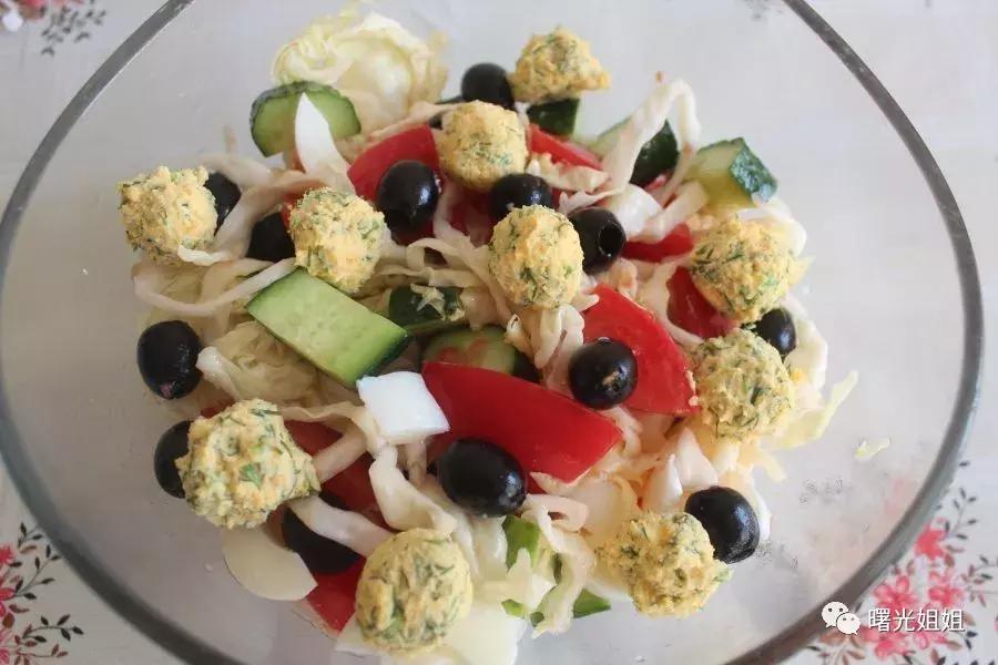 哈萨克斯坦蔬菜沙拉,上海版沙拉的做法