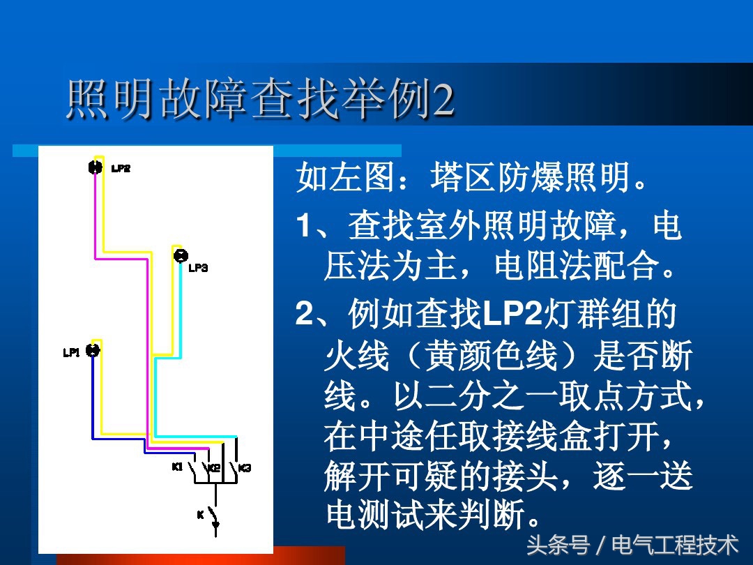 照明常见故障及处理方法,如何判断照明灯线路坏了