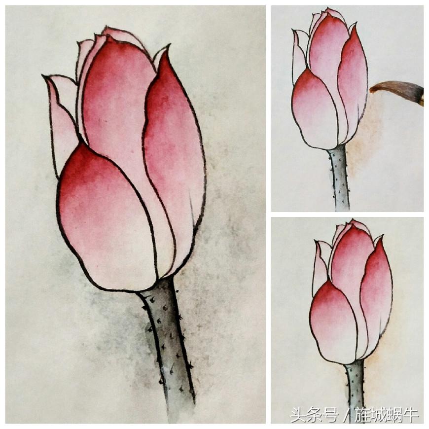 国画工笔重彩教程,国画渲染技法视频