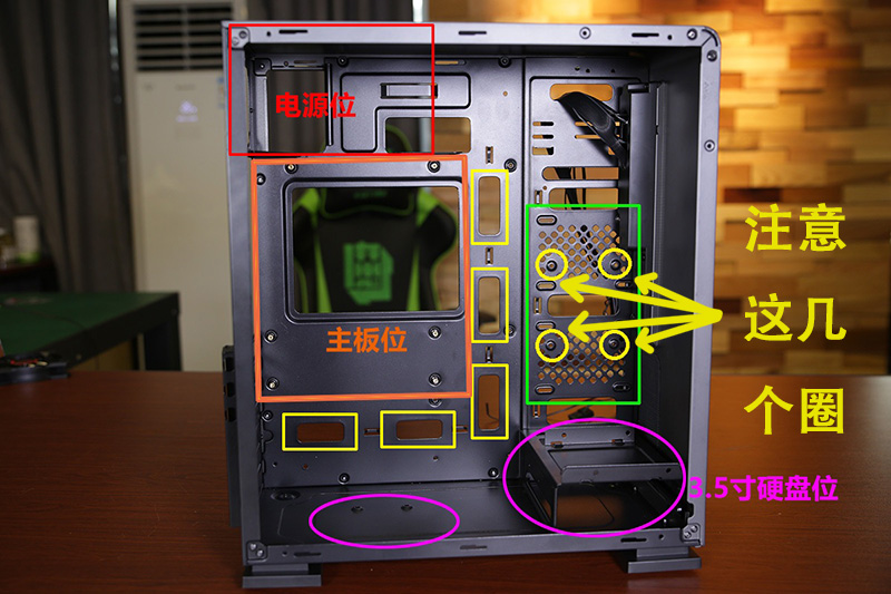 k88青春版机箱怎么理线,机箱电源在上面怎么理线