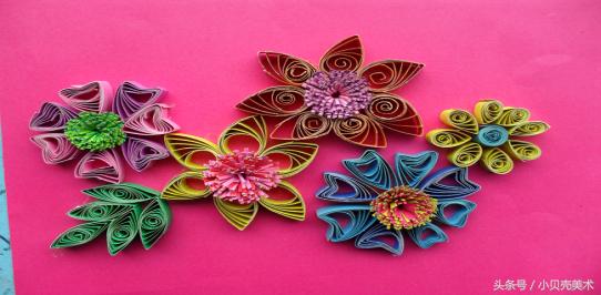 衍纸美术创意作品,衍纸艺术儿童作品