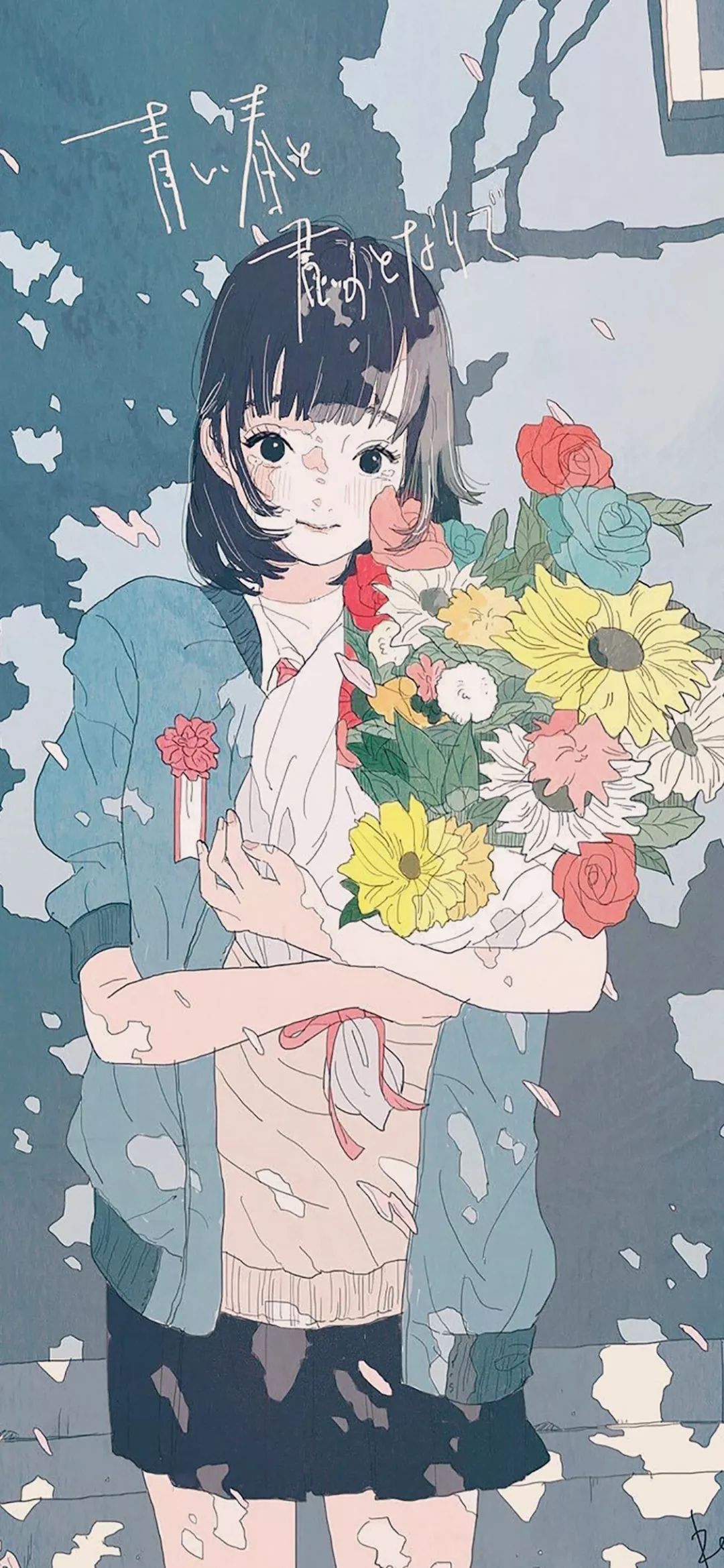 iphonexs好看的动漫壁纸,苹果xr壁纸超清图女生动漫